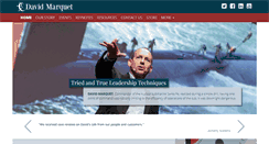 Desktop Screenshot of davidmarquet.com